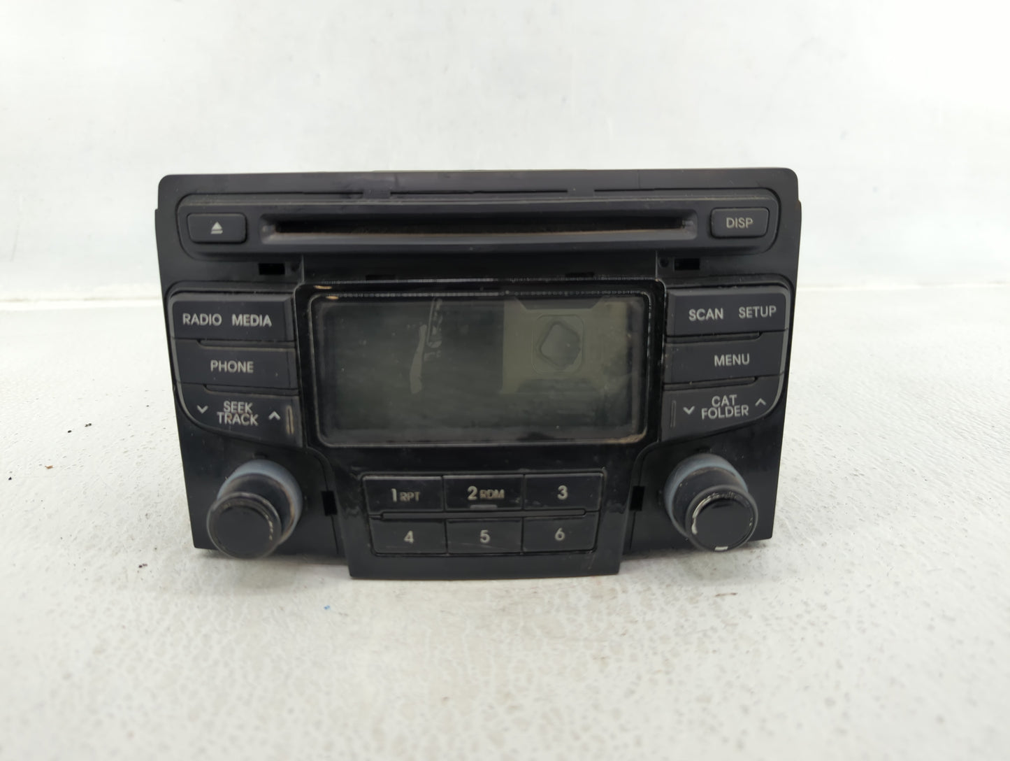 2012-2014 Hyundai Sonata Radio AM FM Cd Player Receiver Replacement P/N:96180-3Q700 Fits Fits 2012 2013 2014 OEM Used Auto P