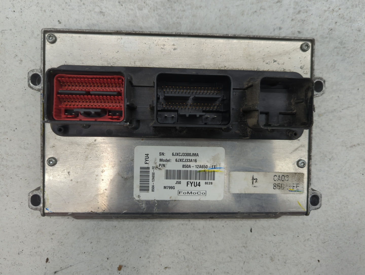 2011-2014 Hyundai Sonata PCM Engine Control Computer ECU ECM PCU OEM P/N:6JXCJ33A16 Fits Fits 2011 2012 2013 2014 OEM Used A