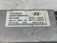 2011-2014 Hyundai Sonata PCM Engine Control Computer ECU ECM PCU OEM P/N:39101-2G673 Fits Fits 2011 2012 2013 2014 OEM Used 
