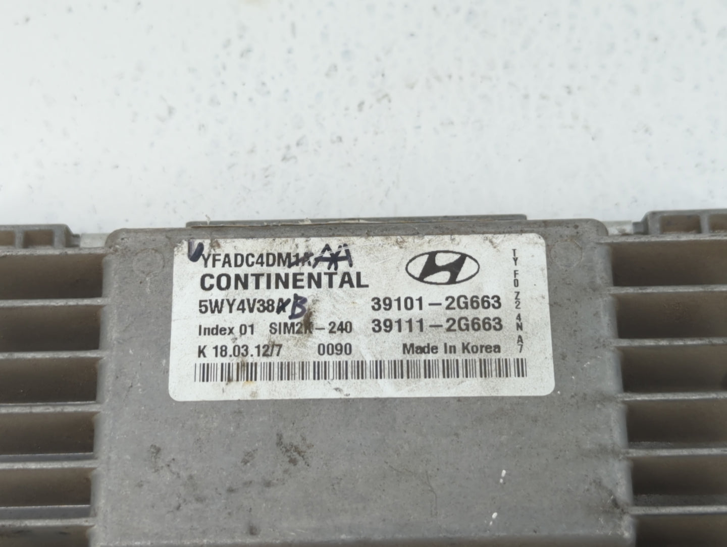 2011-2014 Hyundai Sonata PCM Engine Control Computer ECU ECM PCU OEM P/N:39101-2G663 39111-2G671 Fits Fits 2011 2012 2013 20
