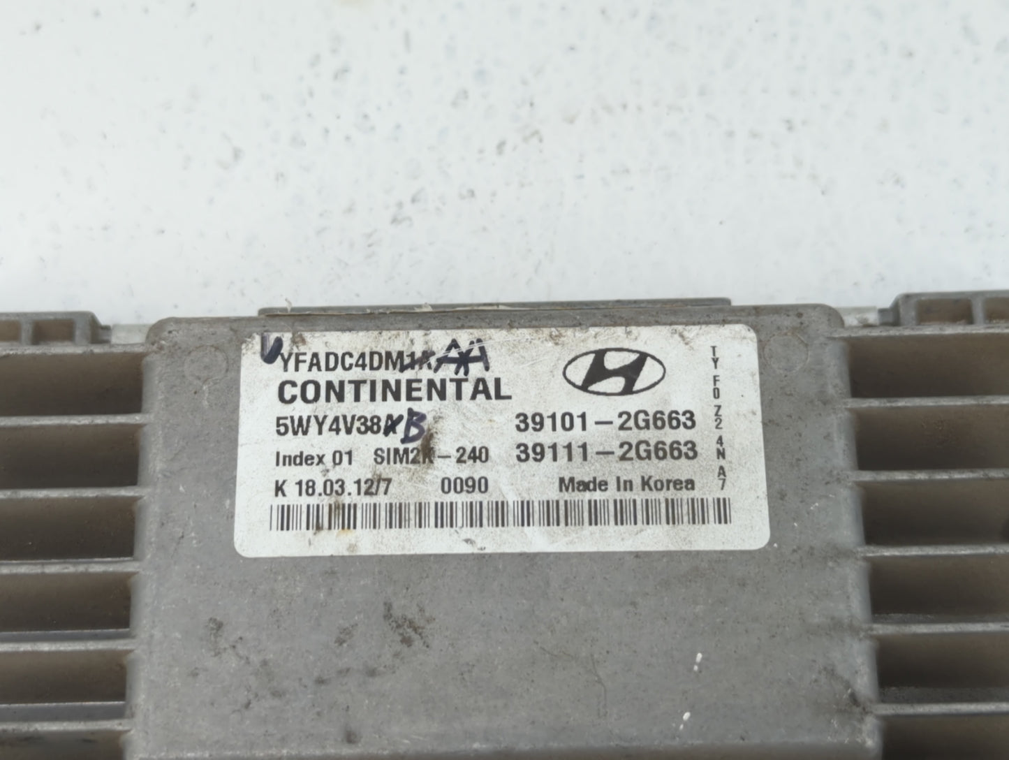 2011-2014 Hyundai Sonata PCM Engine Control Computer ECU ECM PCU OEM P/N:39101-2G663 39111-2G671 Fits Fits 2011 2012 2013 20