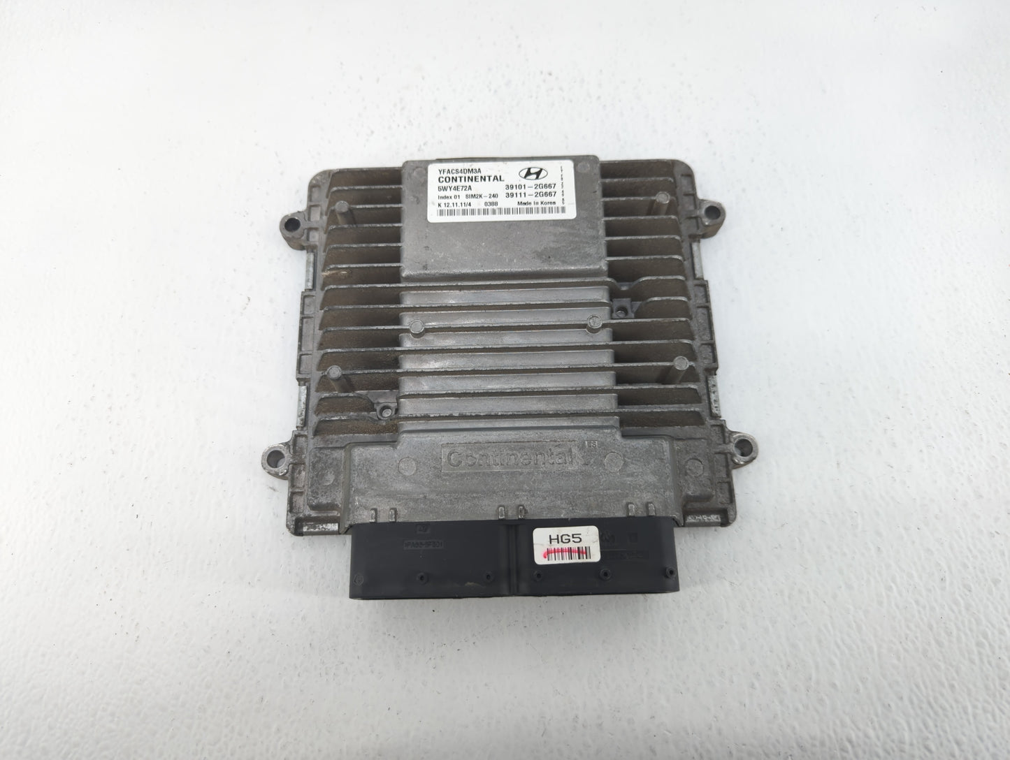 2011-2014 Hyundai Sonata PCM Engine Control Computer ECU ECM PCU OEM P/N:39111-2G668 39101-2G668 Fits Fits 2011 2012 2013 20