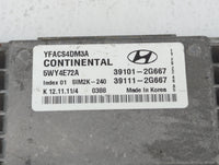 2011-2014 Hyundai Sonata PCM Engine Control Computer ECU ECM PCU OEM P/N:39111-2G668 39101-2G668 Fits Fits 2011 2012 2013 20
