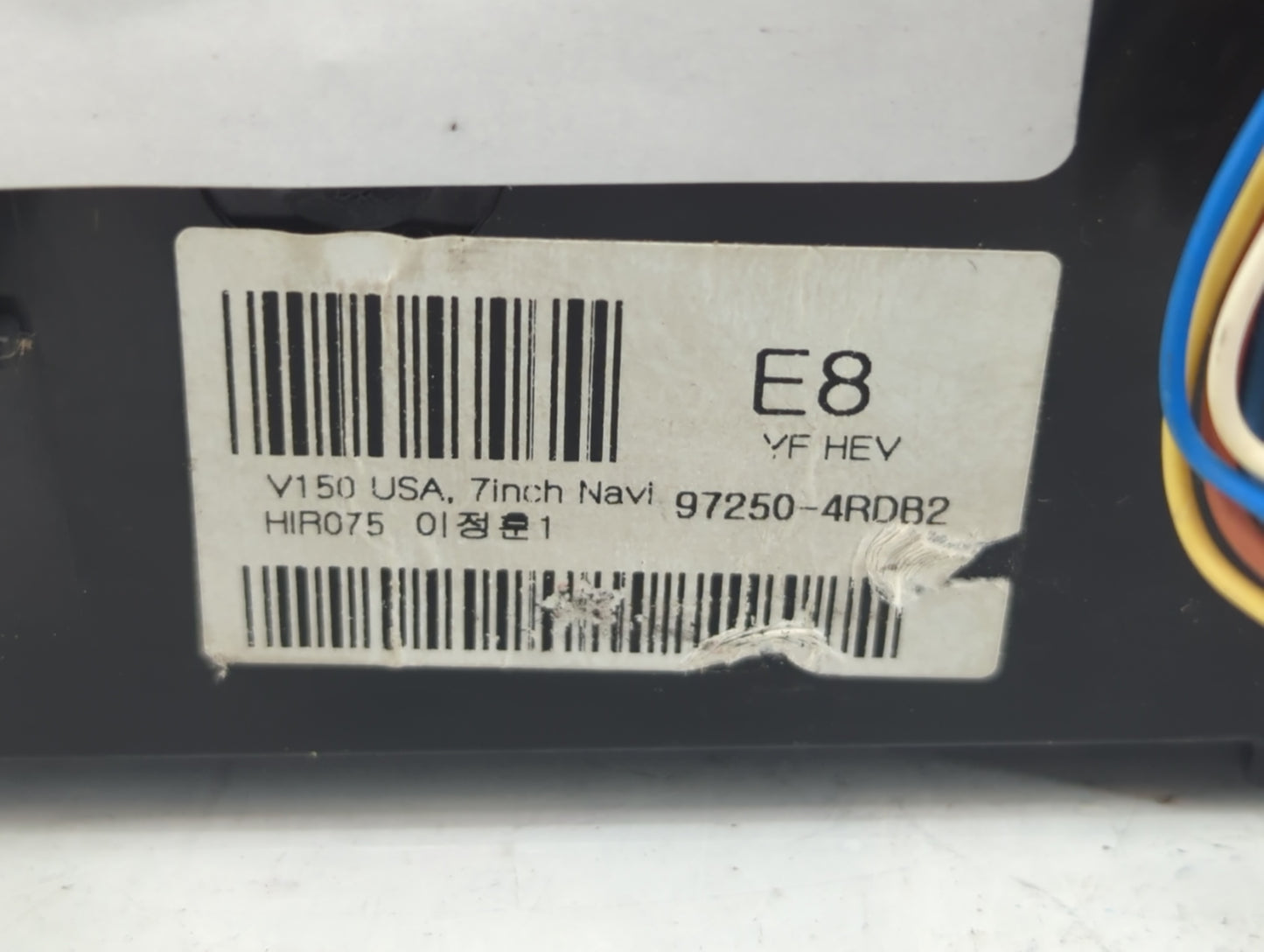 2011-2015 Hyundai Sonata Climate Control Module Temperature AC/Heater Replacement P/N:97250-4RDB2 Fits OEM Used Auto Parts -
