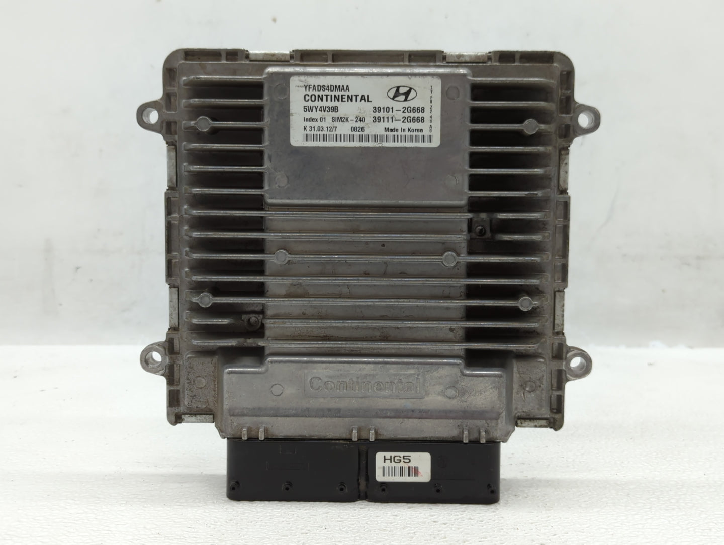 2011-2014 Hyundai Sonata PCM Engine Control Computer ECU ECM PCU OEM P/N:39111-2G668 39101-2G668 Fits Fits 2011 2012 2013 20