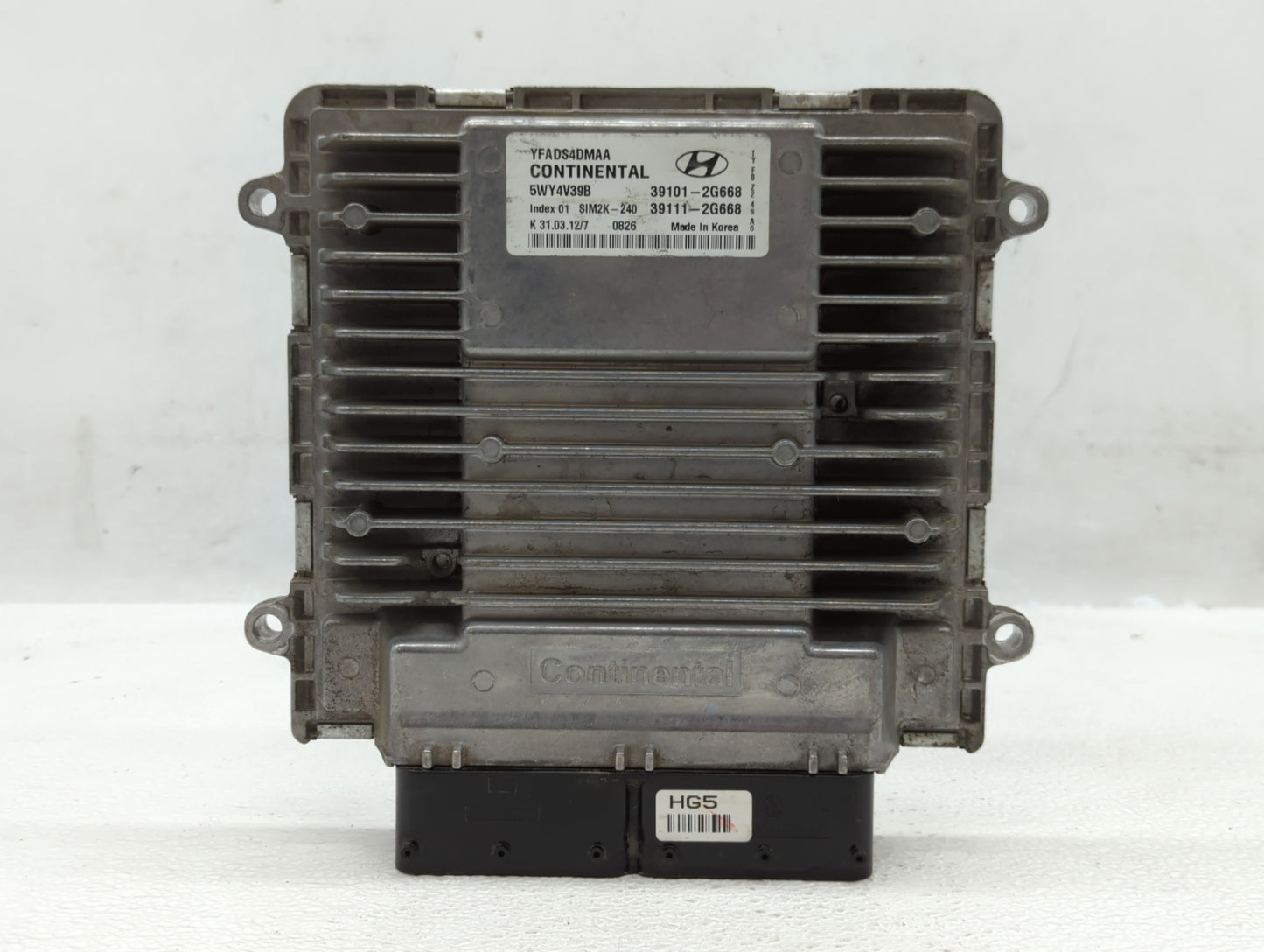 2011-2014 Hyundai Sonata PCM Engine Control Computer ECU ECM PCU OEM P/N:39111-2G668 39101-2G668 Fits Fits 2011 2012 2013 20
