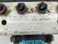 2011-2013 Hyundai Sonata ABS Pump Control Module Replacement P/N:58920-3Q500 Fits Fits 2011 2012 2013 OEM Used Auto Parts - 