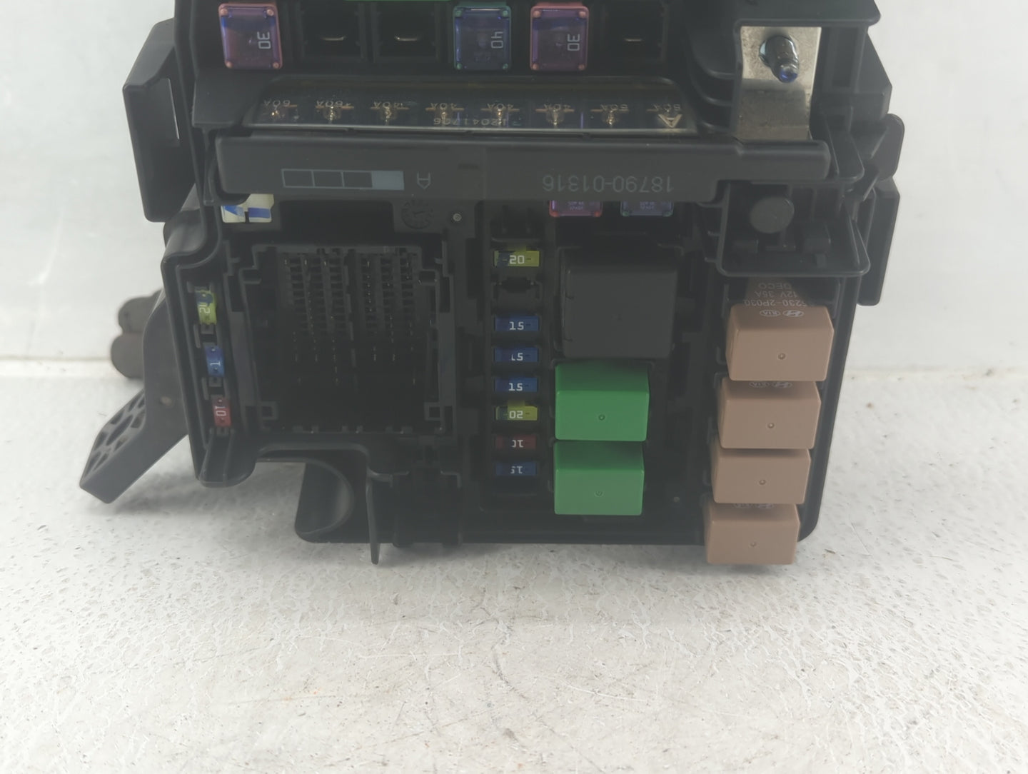 2011-2014 Hyundai Sonata Fusebox Fuse Box Panel Relay Module P/N:VS912003Q194YA Fits Fits 2011 2012 2013 2014 OEM Used Auto 