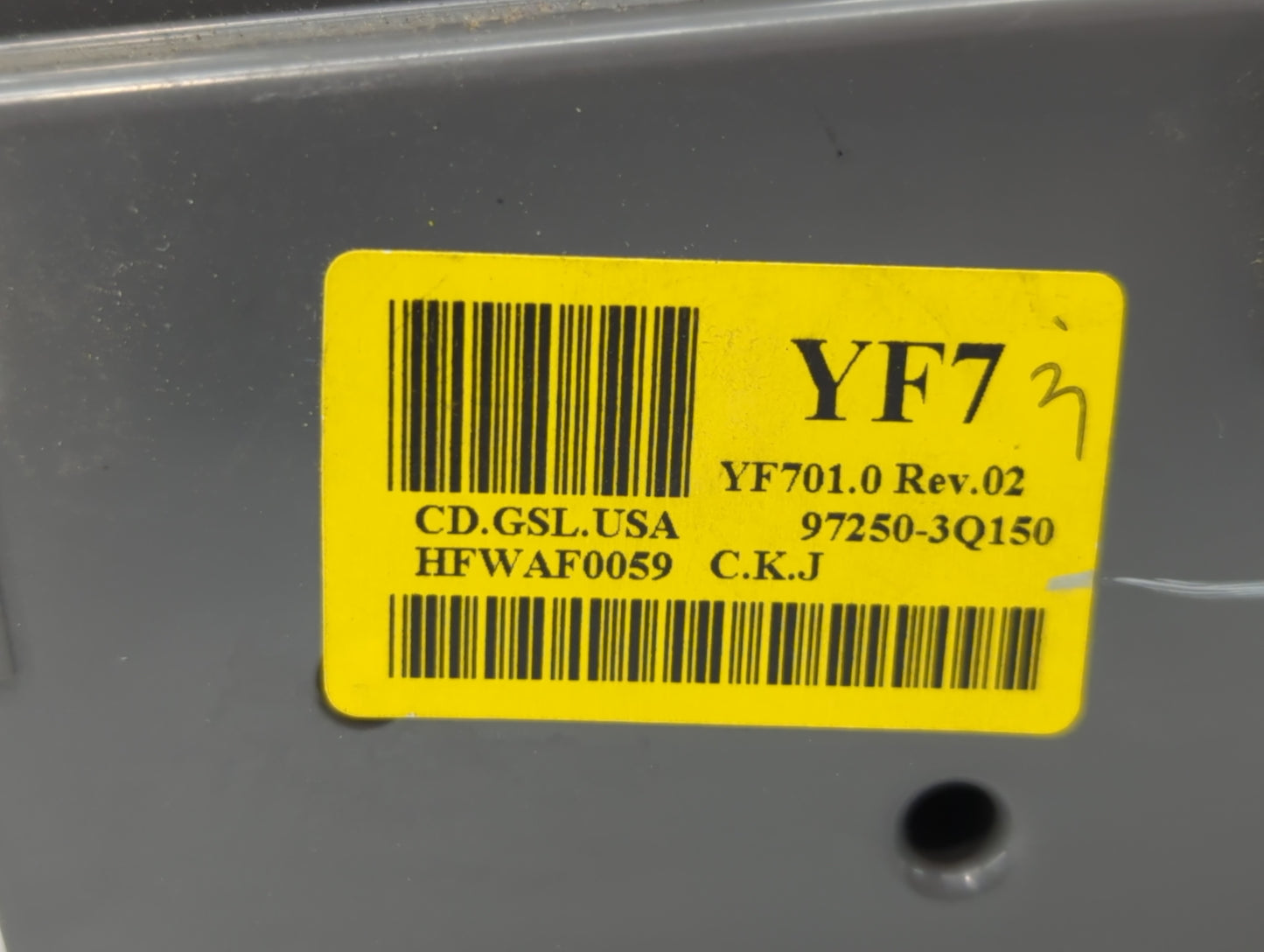 2011-2013 Hyundai Sonata Climate Control Module Temperature AC/Heater Replacement P/N:97250-3Q150 Fits Fits 2011 2012 2013 O