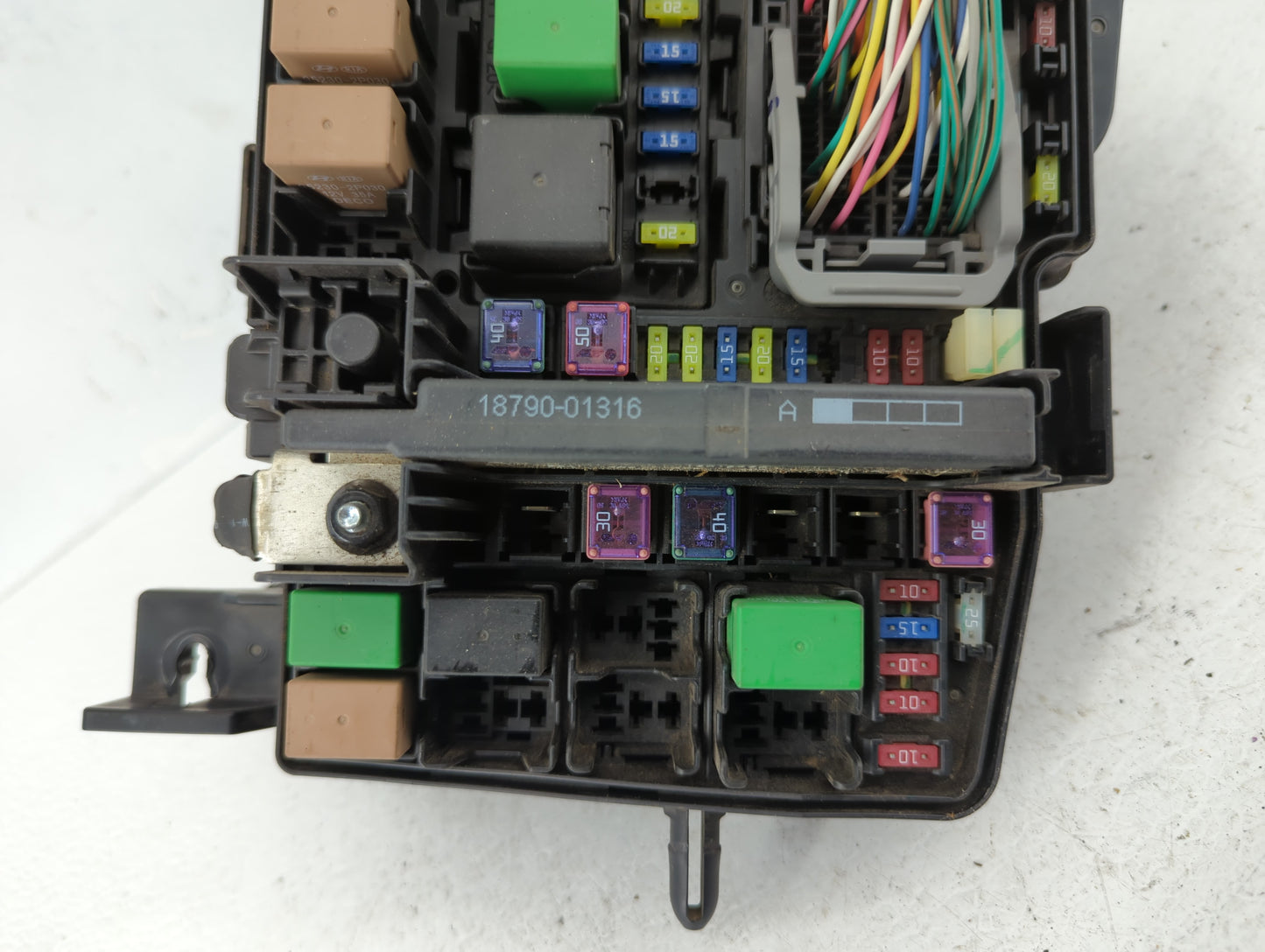 2011-2014 Hyundai Sonata Fusebox Fuse Box Panel Relay Module P/N:91950-3S711 Fits Fits 2011 2012 2013 2014 OEM Used Auto Par