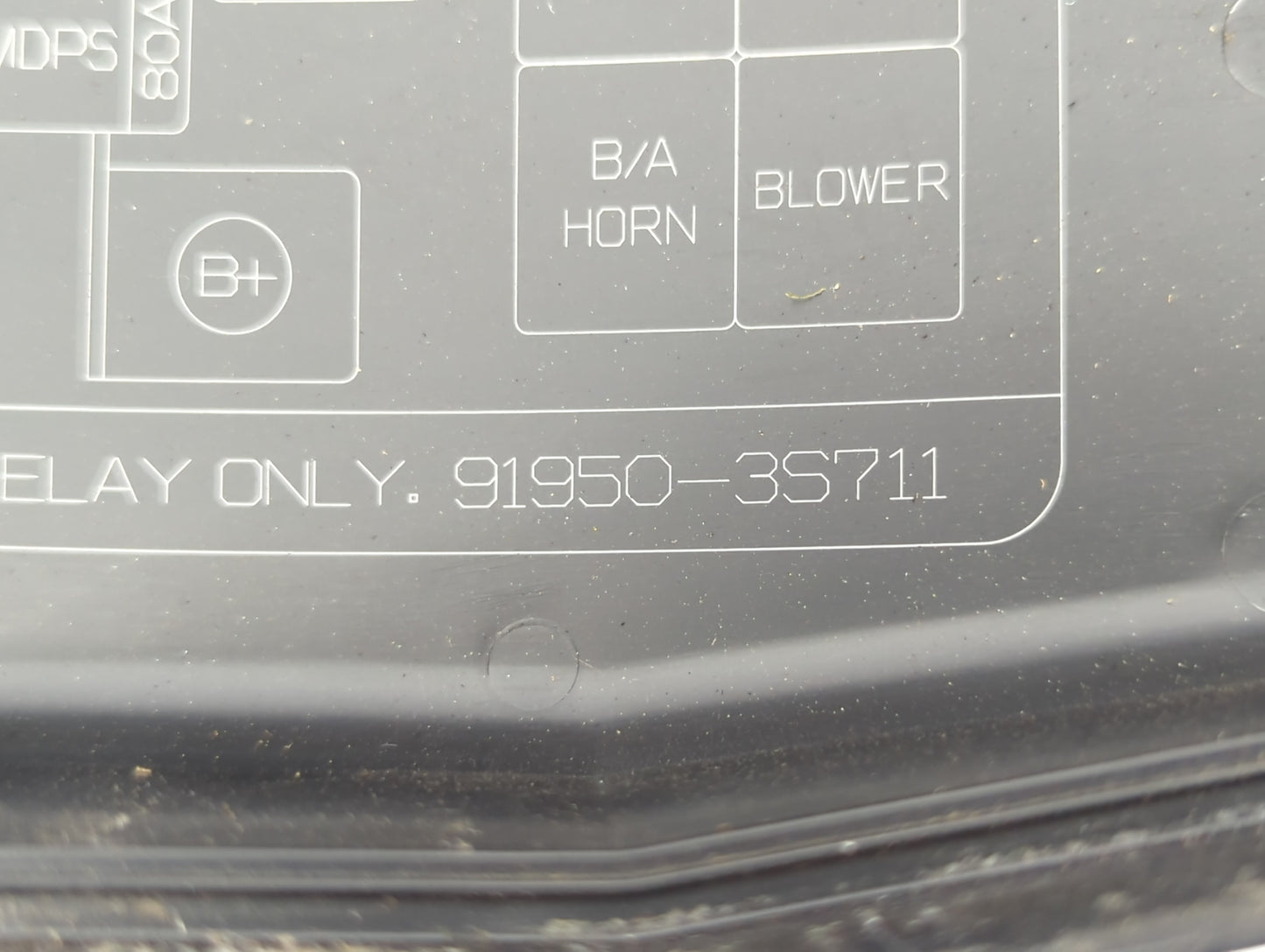 2011-2014 Hyundai Sonata Fusebox Fuse Box Panel Relay Module P/N:91950-3S711 Fits Fits 2011 2012 2013 2014 OEM Used Auto Par