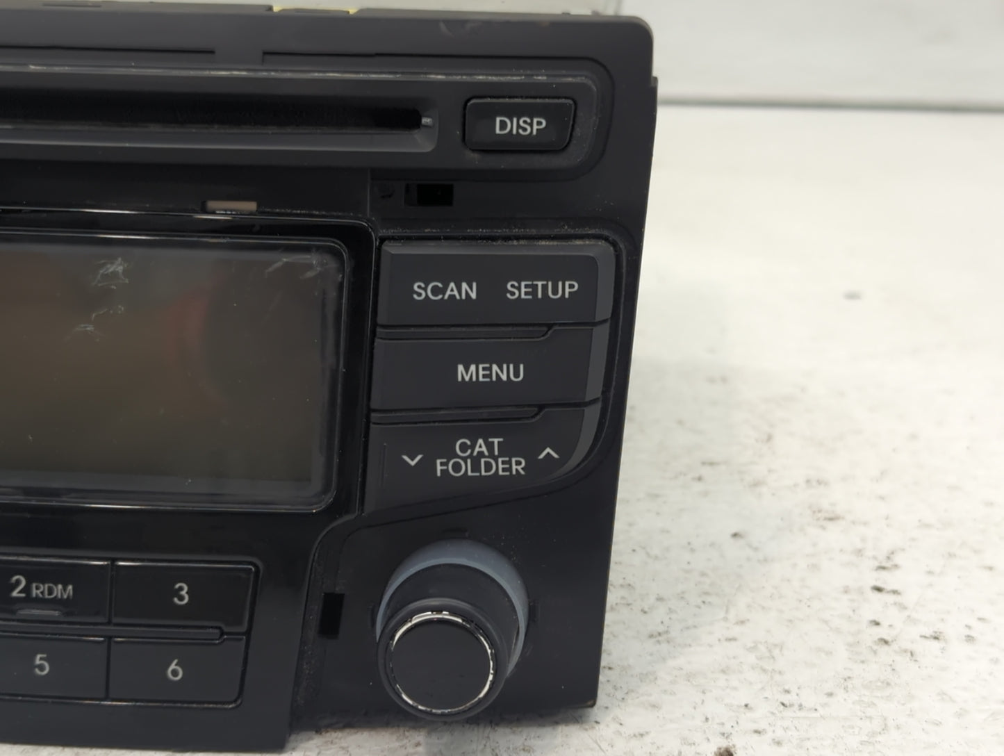 2013 Hyundai Sonata Radio AM FM Cd Player Receiver Replacement P/N:96560-3Q206 Fits OEM Used Auto Parts - Oemusedautoparts1.