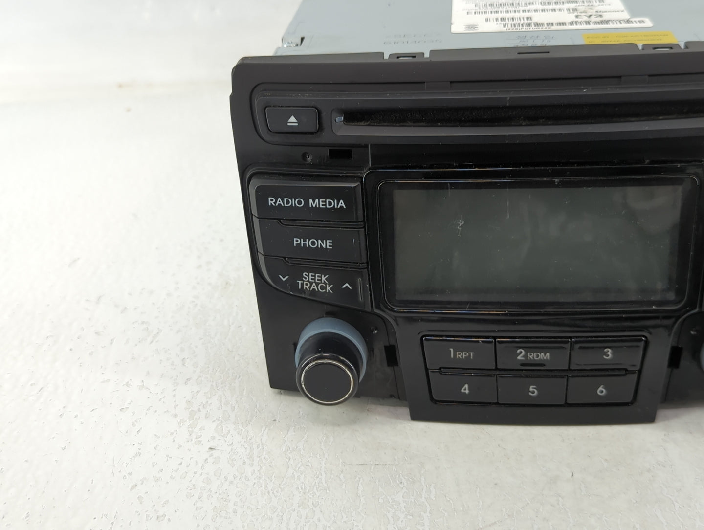 2012-2015 Hyundai Sonata Radio AM FM Cd Player Receiver Replacement P/N:96180-3Q6004X Fits Fits 2012 2013 2014 2015 OEM Used