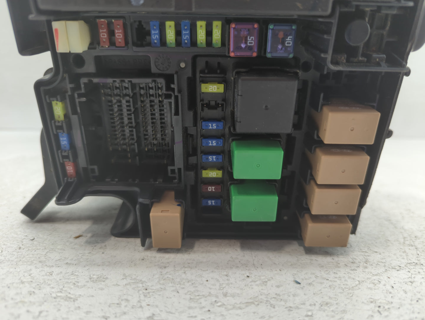 2011-2014 Hyundai Sonata Fusebox Fuse Box Panel Relay Module P/N:VS912003Q173M0 Fits Fits 2011 2012 2013 2014 OEM Used Auto 