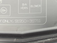 2011-2014 Hyundai Sonata Fusebox Fuse Box Panel Relay Module P/N:91950-3S711 Fits Fits 2011 2012 2013 2014 OEM Used Auto Par