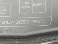 2011-2014 Hyundai Sonata Fusebox Fuse Box Panel Relay Module P/N:91950-3S711 Fits Fits 2011 2012 2013 2014 OEM Used Auto Par