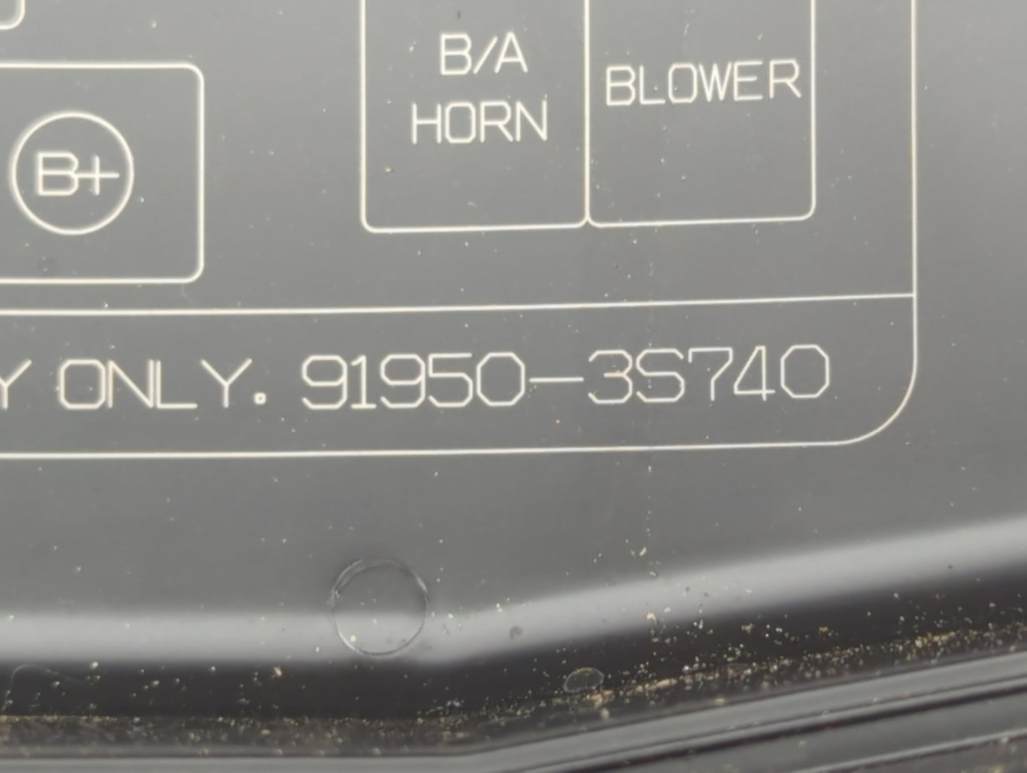 2011-2014 Hyundai Sonata Fusebox Fuse Box Panel Relay Module P/N:91950-3S740 Fits Fits 2011 2012 2013 2014 OEM Used Auto Par