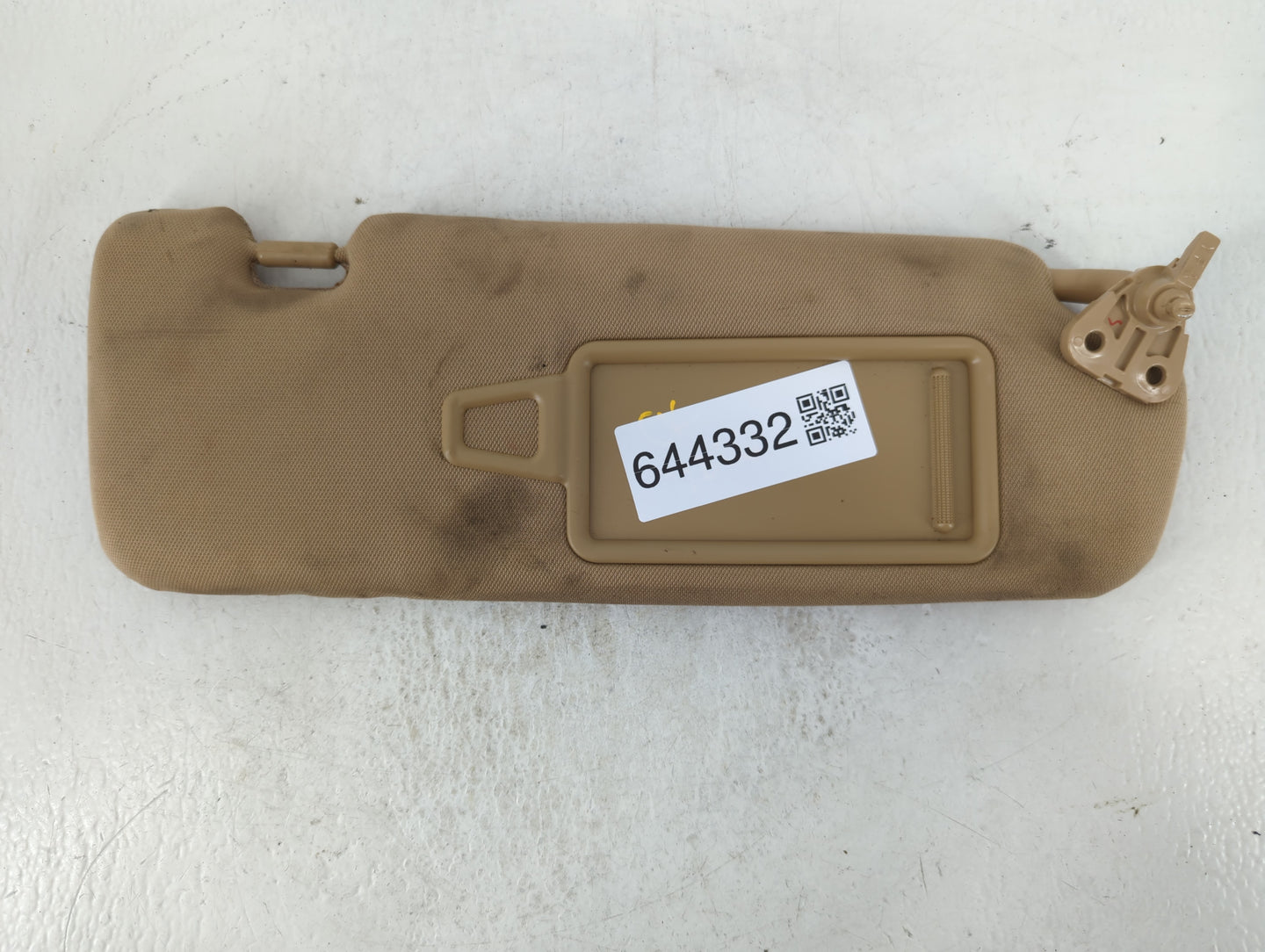 2011-2014 Hyundai Sonata Sun Visor Shade Replacement Passenger Right Mirror Fits Fits 2011 2012 2013 2014 OEM Used Auto Part