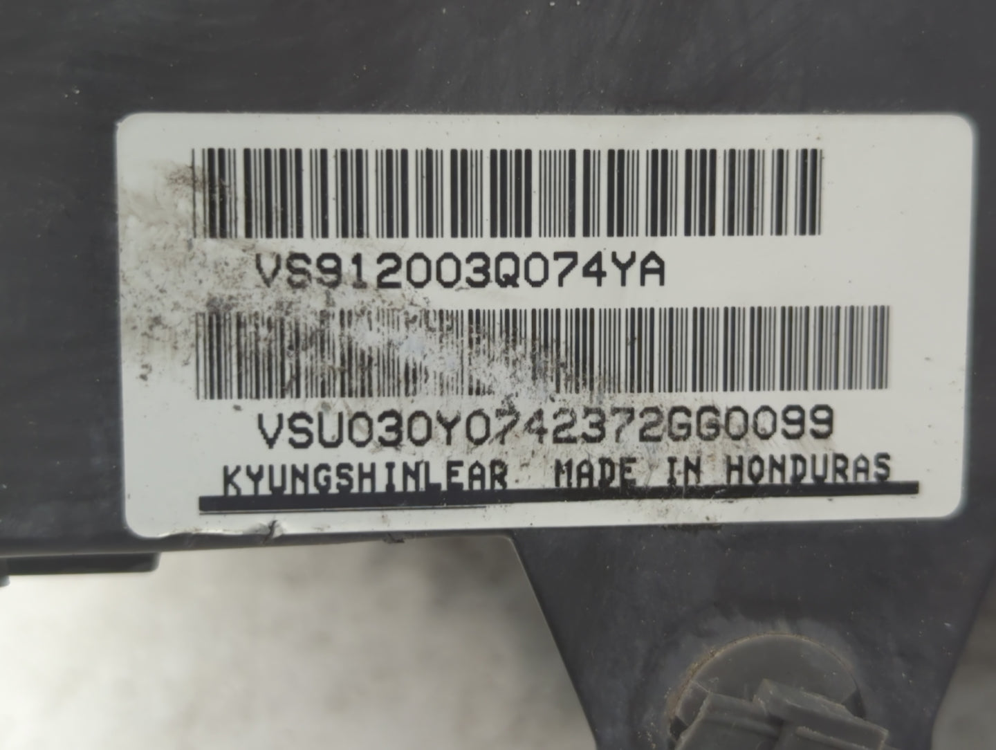 2011-2014 Hyundai Sonata Fusebox Fuse Box Panel Relay Module P/N:VS912003Q074YA Fits Fits 2011 2012 2013 2014 OEM Used Auto 