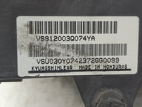 2011-2014 Hyundai Sonata Fusebox Fuse Box Panel Relay Module P/N:VS912003Q074YA Fits Fits 2011 2012 2013 2014 OEM Used Auto 