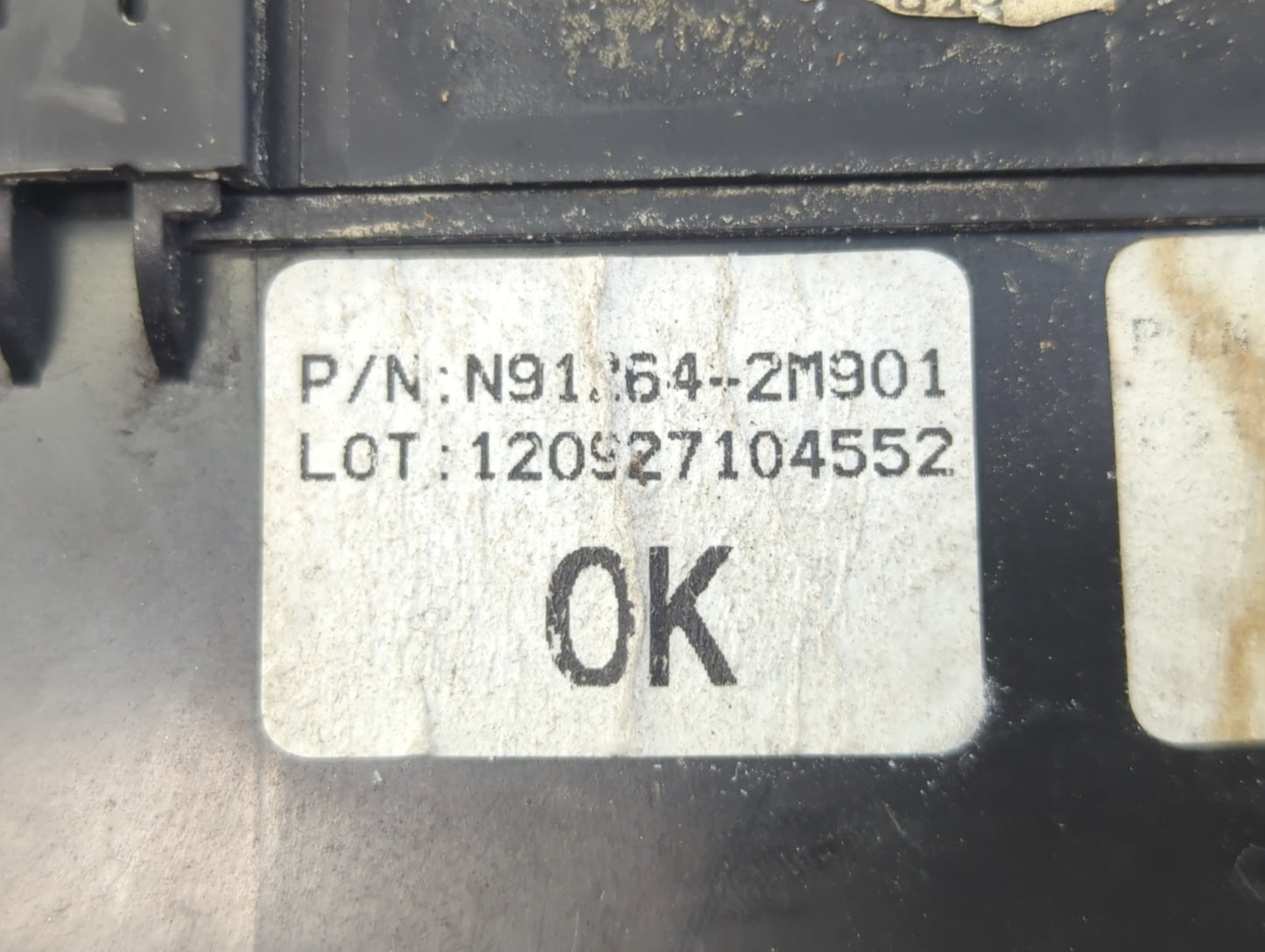 2013 Hyundai Sonata Fusebox Fuse Box Panel Relay Module P/N:N91264-2M901 Fits Fits 2014 OEM Used Auto Parts - Oemusedautopar