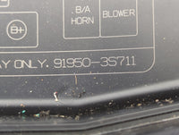 2011-2014 Hyundai Sonata Fusebox Fuse Box Panel Relay Module P/N:91950-3S711 Fits Fits 2011 2012 2013 2014 OEM Used Auto Par