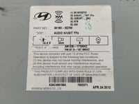 2012-2014 Hyundai Sonata Am Fm Cd Player Radio Receiver - Oemusedautoparts1.com