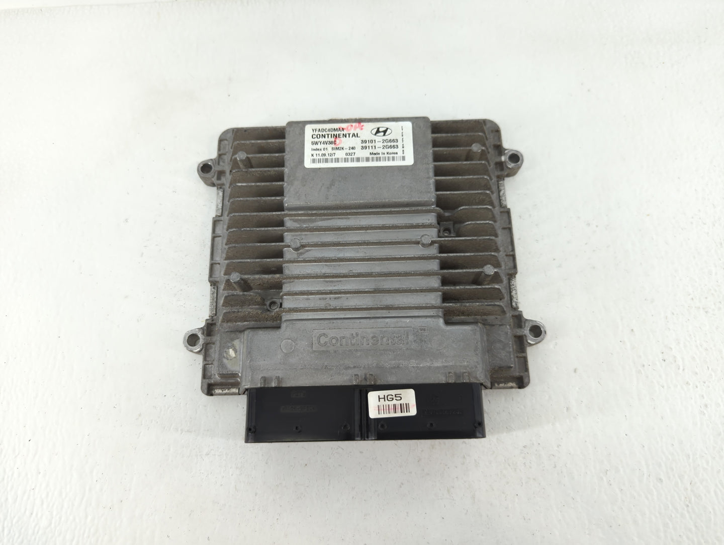 2011-2014 Hyundai Sonata PCM Engine Control Computer ECU ECM PCU OEM P/N:39111-2G663 39101-2G663 Fits Fits 2011 2012 2013 20