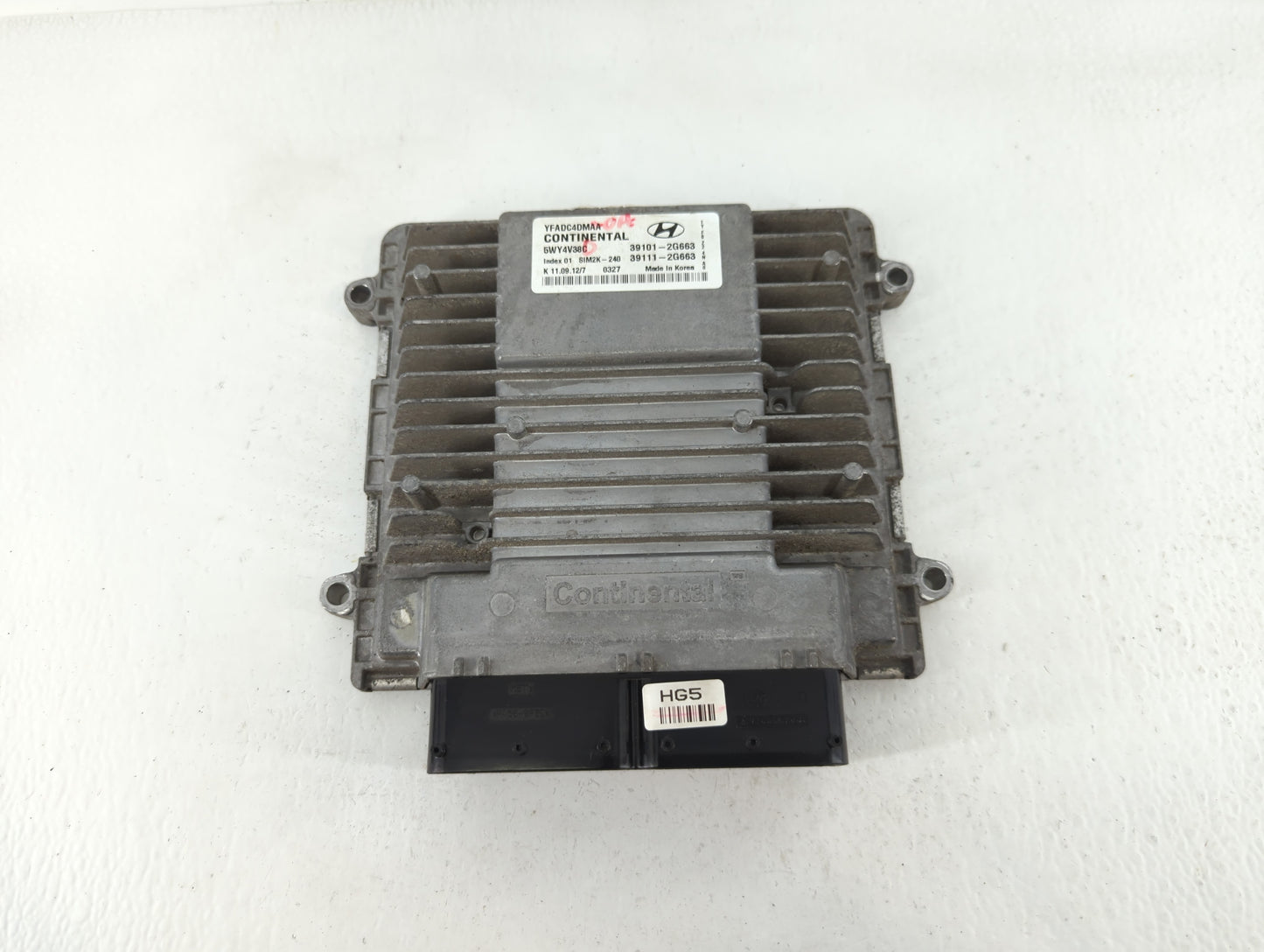 2011-2014 Hyundai Sonata PCM Engine Control Computer ECU ECM PCU OEM P/N:39111-2G663 39101-2G663 Fits Fits 2011 2012 2013 20