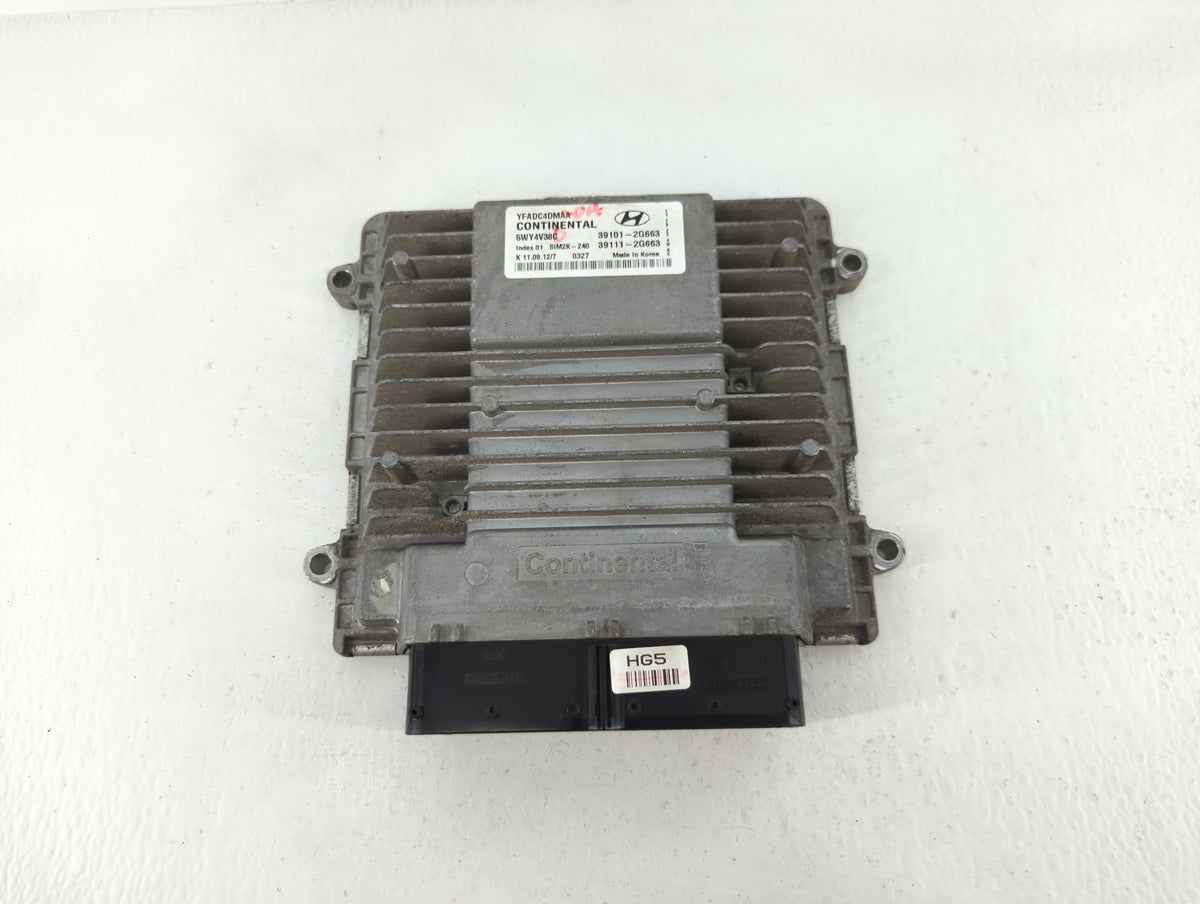 2011-2014 Hyundai Sonata PCM Engine Control Computer ECU ECM PCU OEM P/N:39111-2G663 39101-2G663 Fits 2011 2012 2013 2014 OE