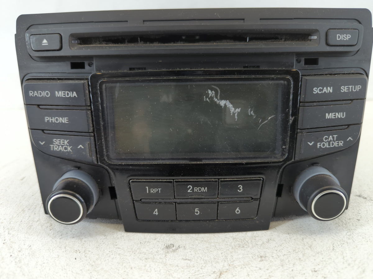 2012-2014 Hyundai Sonata Am Fm Cd Player Radio Receiver 663868 - Oemusedautoparts1.com