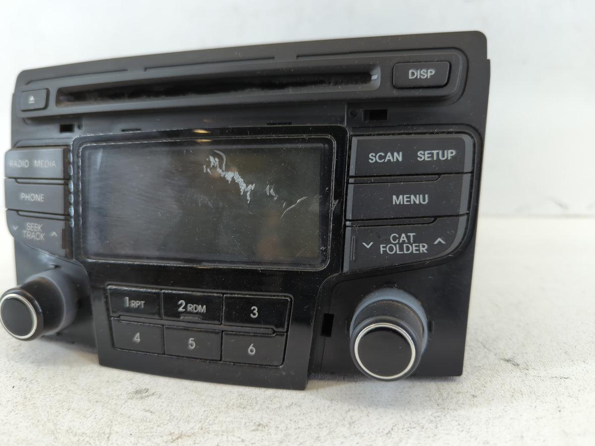 2012-2014 Hyundai Sonata Am Fm Cd Player Radio Receiver 663868 - Oemusedautoparts1.com
