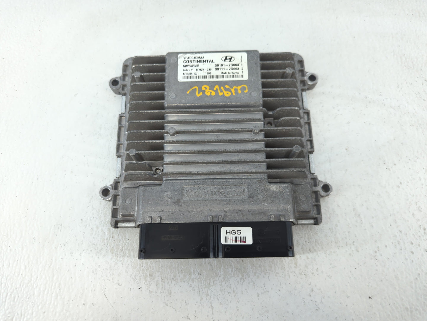 2011-2014 Hyundai Sonata PCM Engine Control Computer ECU ECM PCU OEM P/N:39111-2G663 39101-2G663 Fits Fits 2011 2012 2013 20