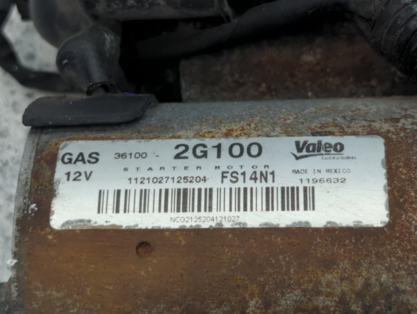 2008-2014 Hyundai Sonata Car Starter Motor Solenoid OEM P/N:36100-2G100 Fits Fits 2008 2009 2010 2011 2012 2013 2014 OEM Use