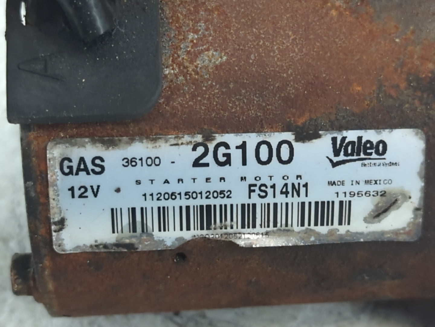 2008-2014 Hyundai Sonata Car Starter Motor Solenoid OEM P/N:8000470 36100-2G100 Fits Fits 2008 2009 2010 2011 2012 2013 2014