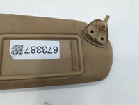 2011-2015 Hyundai Sonata Sun Visor Shade Replacement Passenger Right Mirror Fits Fits 2011 2012 2013 2014 2015 OEM Used Auto
