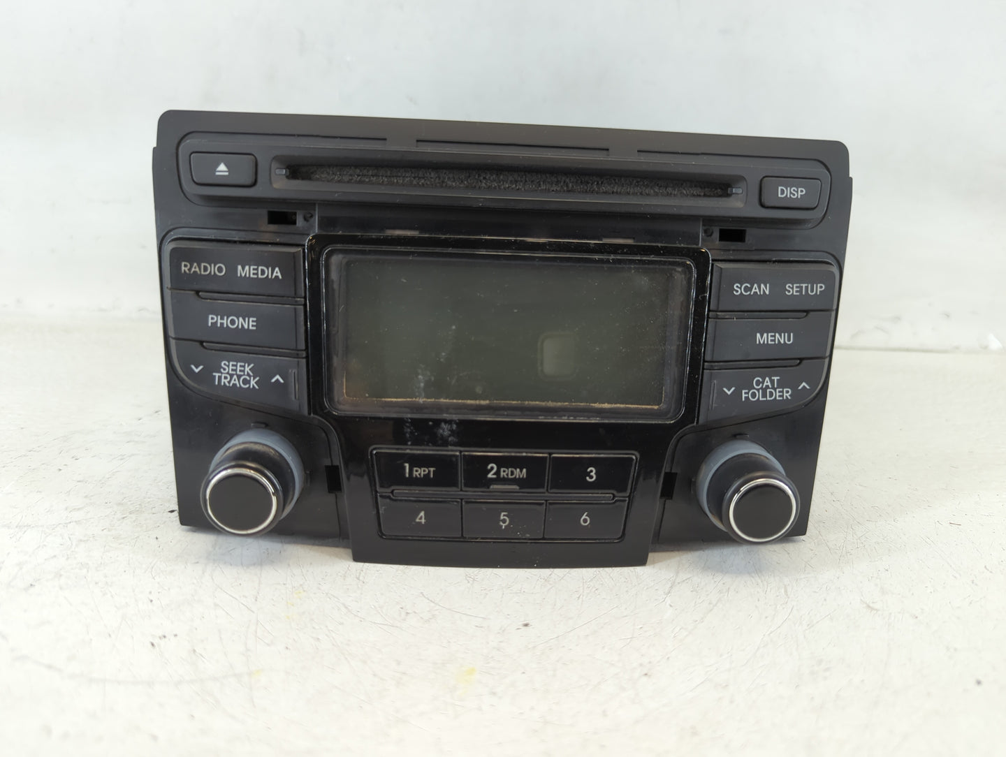 2013-2014 Hyundai Sonata Radio AM FM Cd Player Receiver Replacement P/N:96180-3Q700 Fits Fits 2013 2014 OEM Used Auto Parts 