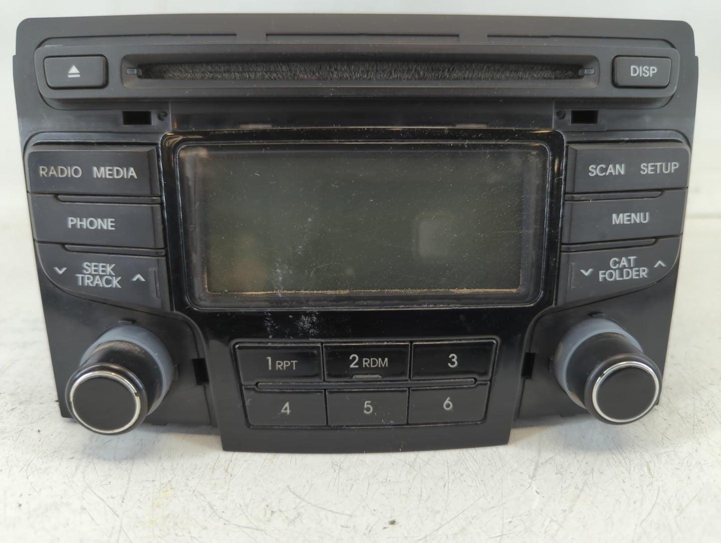 2013-2014 Hyundai Sonata Radio AM FM Cd Player Receiver Replacement P/N:96180-3Q700 Fits Fits 2013 2014 OEM Used Auto Parts 