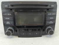 2013-2014 Hyundai Sonata Radio AM FM Cd Player Receiver Replacement P/N:96180-3Q700 Fits Fits 2013 2014 OEM Used Auto Parts 