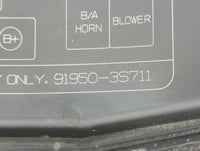 2011-2014 Hyundai Sonata Fusebox Fuse Box Panel Relay Module P/N:91950-3S711 Fits Fits 2011 2012 2013 2014 OEM Used Auto Par