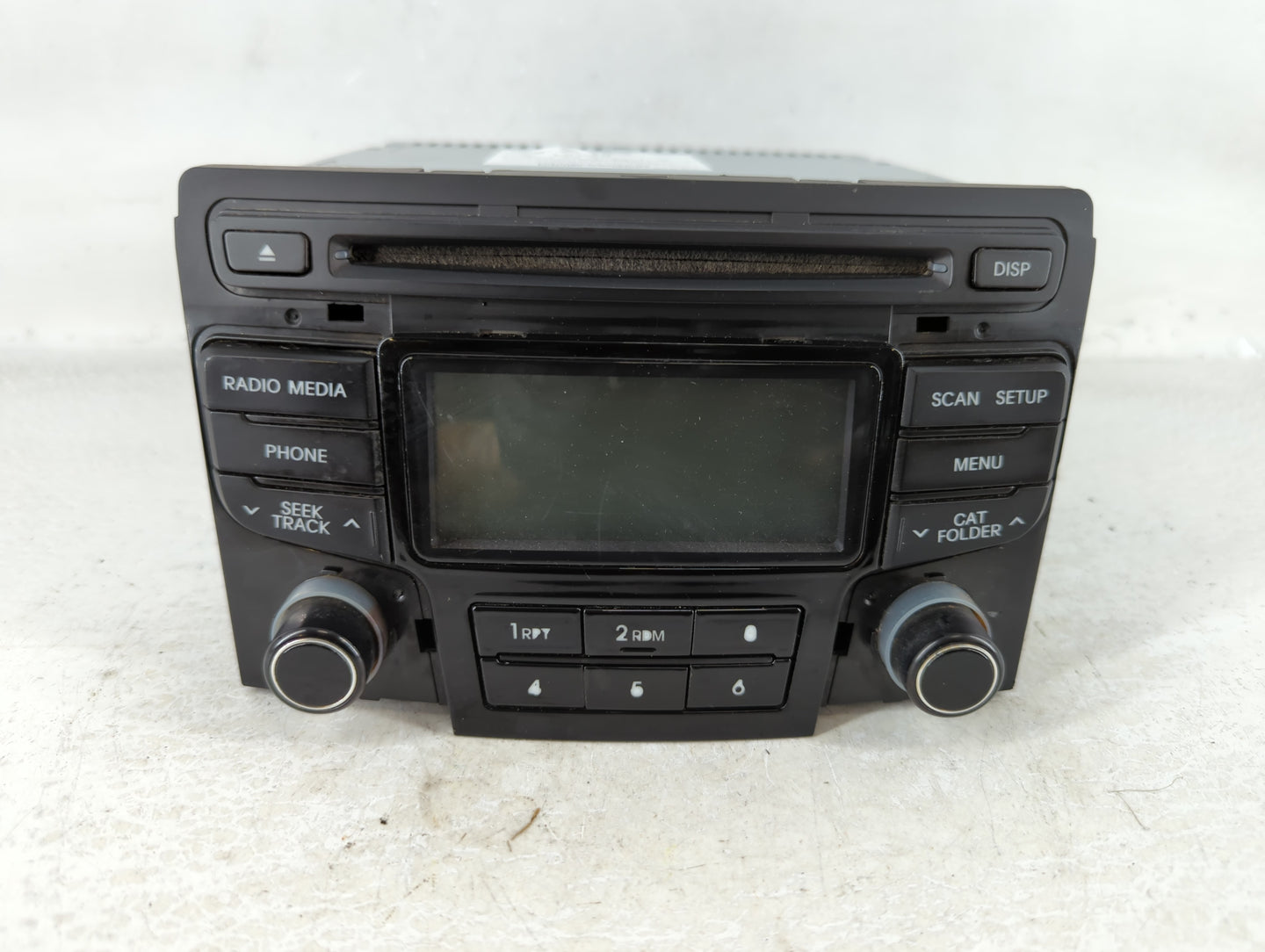 2012-2014 Hyundai Sonata Radio AM FM Cd Player Receiver Replacement P/N:96180-3Q700 Fits Fits 2012 2013 2014 OEM Used Auto P