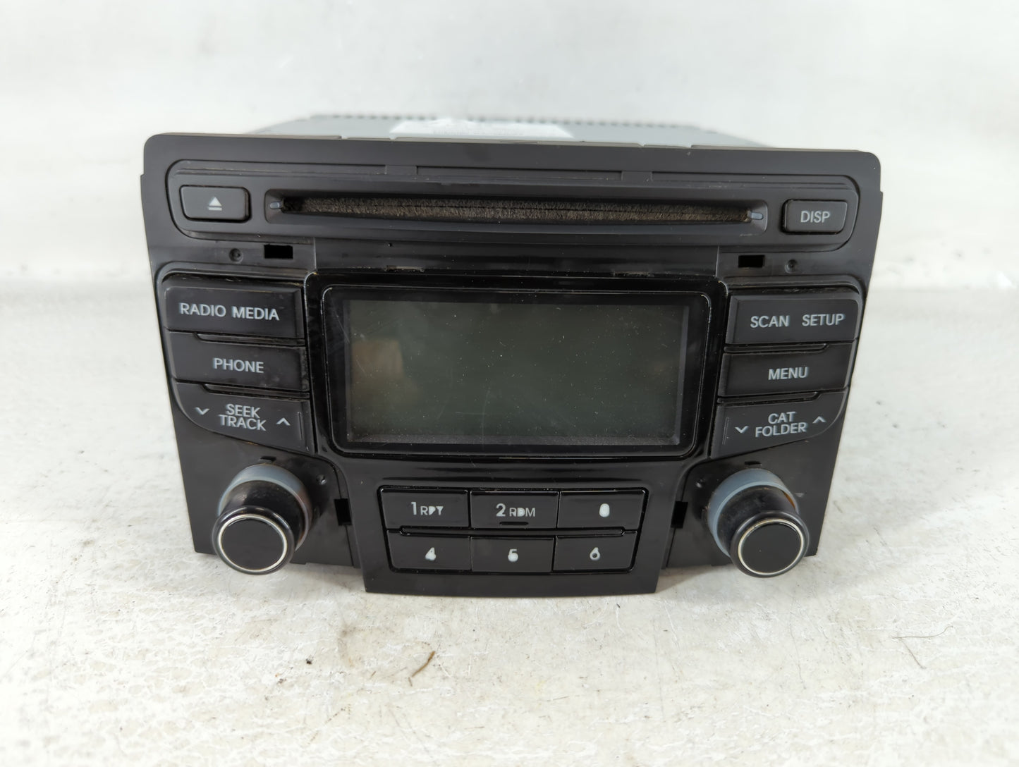 2012-2014 Hyundai Sonata Radio AM FM Cd Player Receiver Replacement P/N:96180-3Q700 Fits Fits 2012 2013 2014 OEM Used Auto P