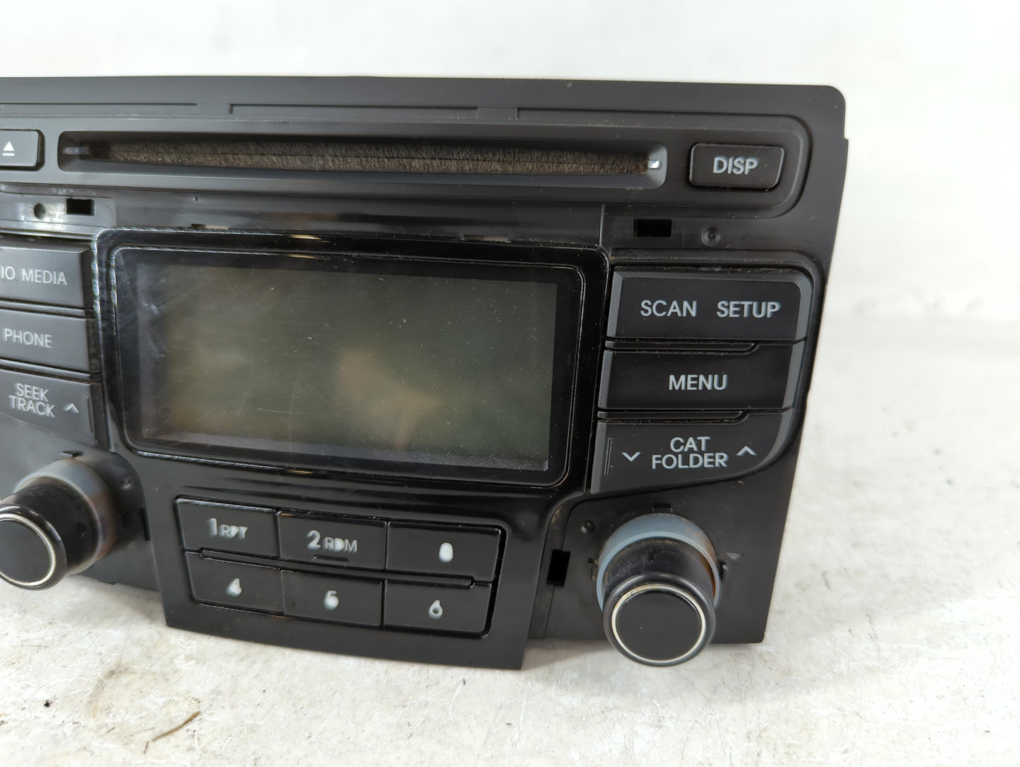 2012-2014 Hyundai Sonata Radio AM FM Cd Player Receiver Replacement P/N:96180-3Q700 Fits Fits 2012 2013 2014 OEM Used Auto P