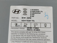 2012-2014 Hyundai Sonata Radio AM FM Cd Player Receiver Replacement P/N:96180-3Q700 Fits Fits 2012 2013 2014 OEM Used Auto P