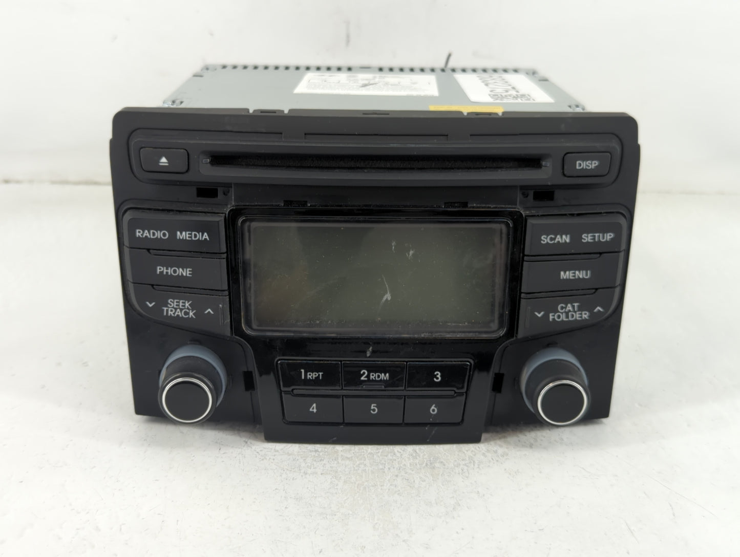 2012-2014 Hyundai Sonata Radio AM FM Cd Player Receiver Replacement P/N:961803Q700 Fits Fits 2012 2013 2014 OEM Used Auto Pa