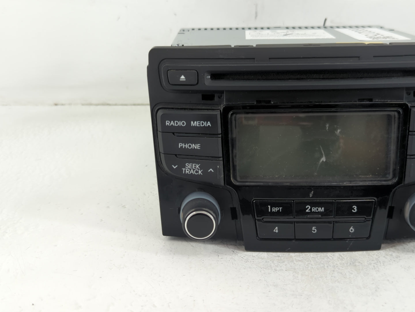 2012-2014 Hyundai Sonata Radio AM FM Cd Player Receiver Replacement P/N:961803Q700 Fits Fits 2012 2013 2014 OEM Used Auto Pa