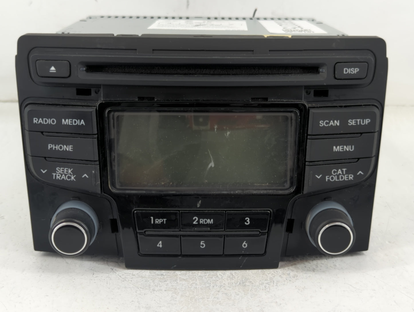 2012-2014 Hyundai Sonata Radio AM FM Cd Player Receiver Replacement P/N:961803Q700 Fits Fits 2012 2013 2014 OEM Used Auto Pa