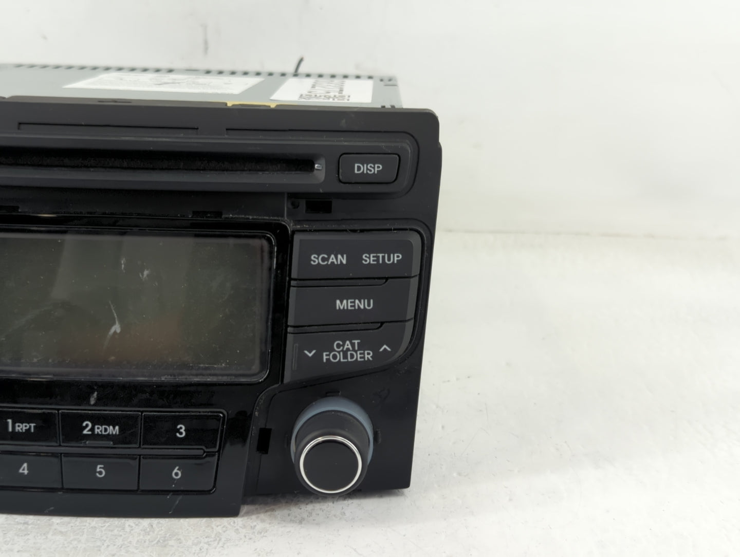 2012-2014 Hyundai Sonata Radio AM FM Cd Player Receiver Replacement P/N:961803Q700 Fits Fits 2012 2013 2014 OEM Used Auto Pa