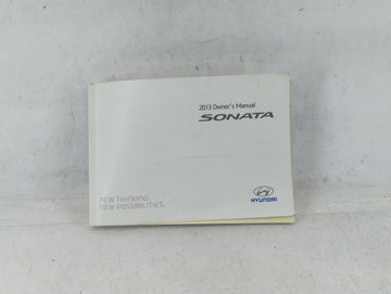 2013 Hyundai Sonata Owners Manual Book Guide OEM Used Auto Parts - Oemusedautoparts1.com