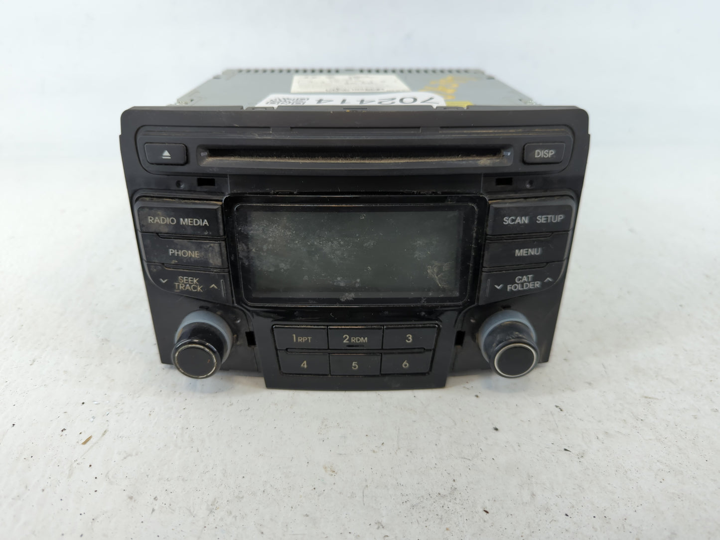 2012-2014 Hyundai Sonata Am Fm Cd Player Radio Receiver - Oemusedautoparts1.com